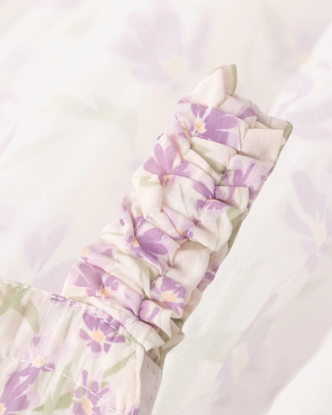 Conjunto Niña Blusa y Pantalón Flores Lila - Imagen 8