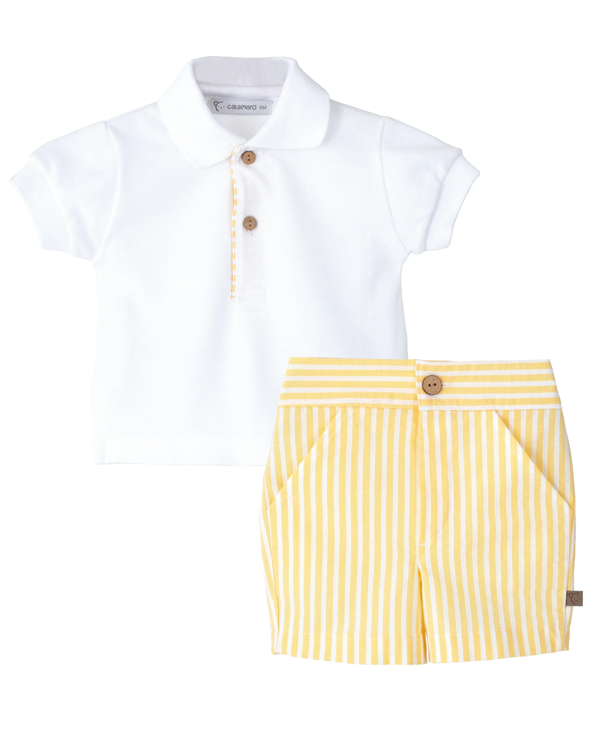 Conjunto Niño Pantalón y Polo Frisa - Calamaro