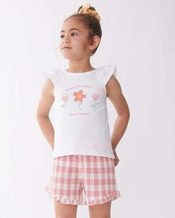 Conjunto Short Cuadro Vichy Picnic Party - Street Monkey