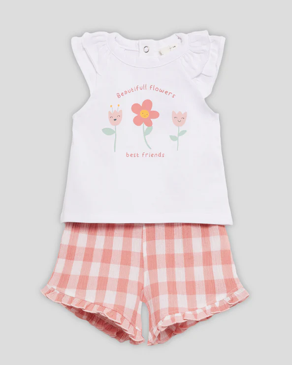 Conjunto Short Cuadro Vichy Picnic Party - Street Monkey - Imagen 2