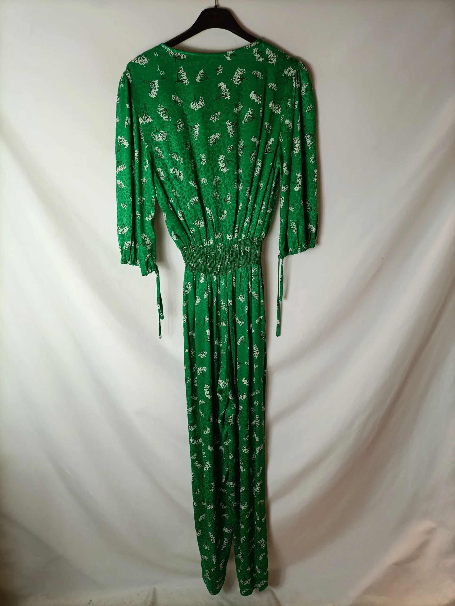 MAJE. Mono largo verde estampando. - Imagen 3