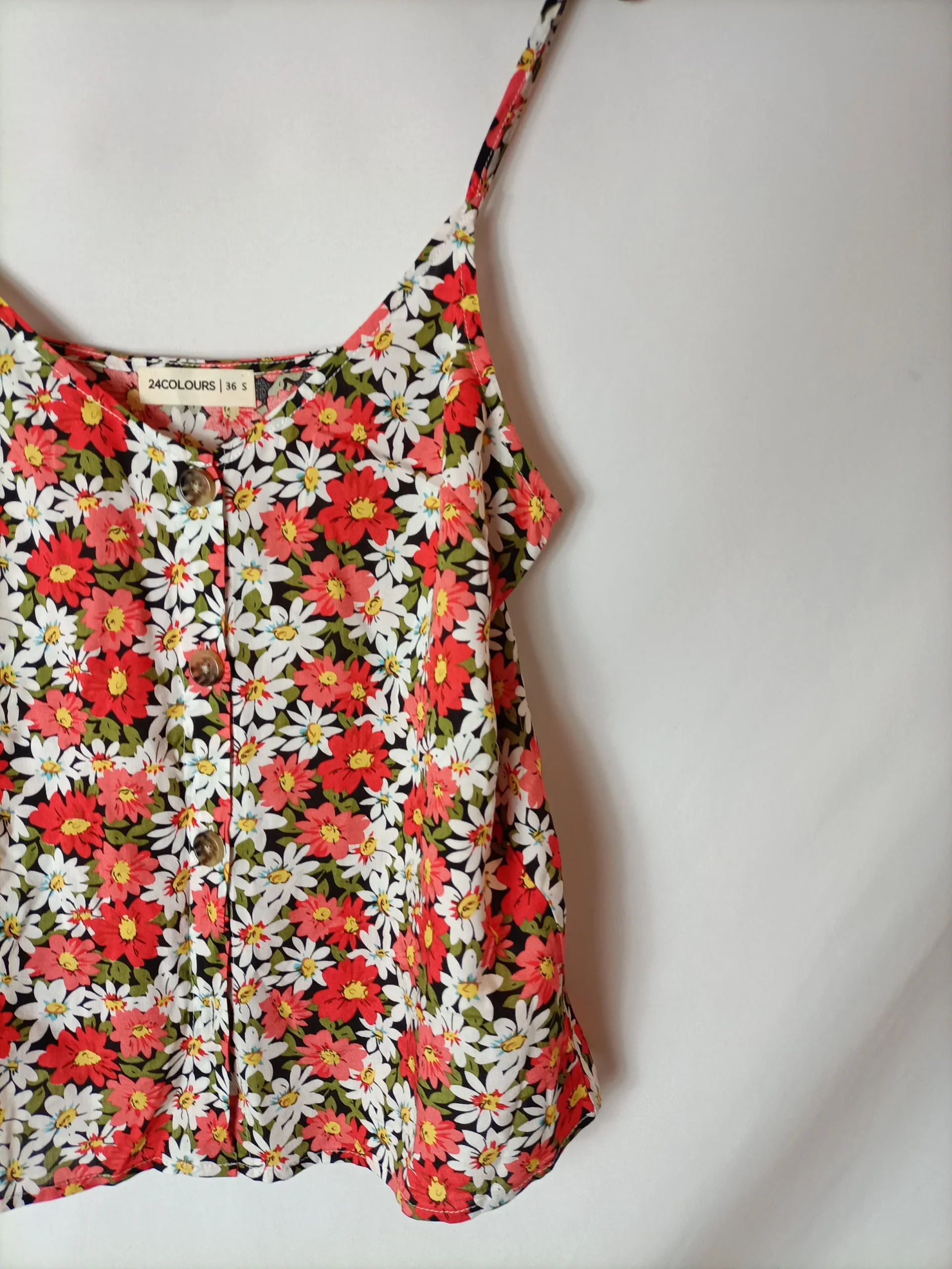 24 COLOURS. Total look top y falda flores. T S - Imagen 5