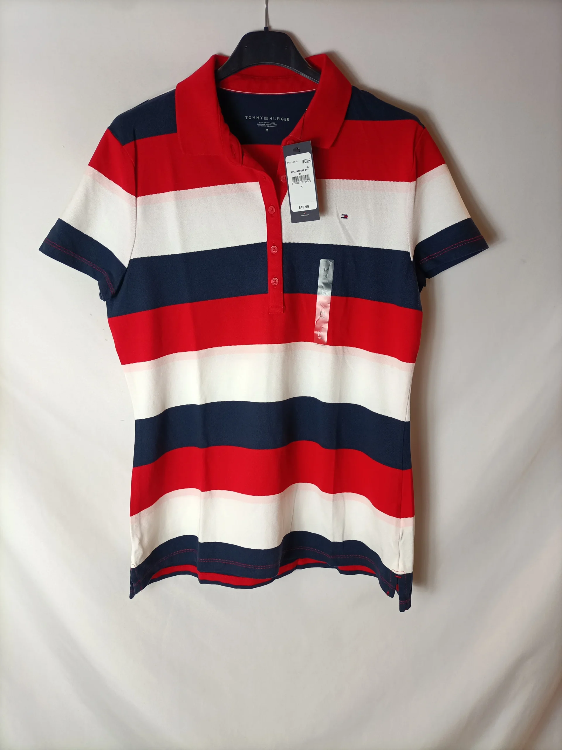 TOMMY HILFIGER. Polo rayas T.m