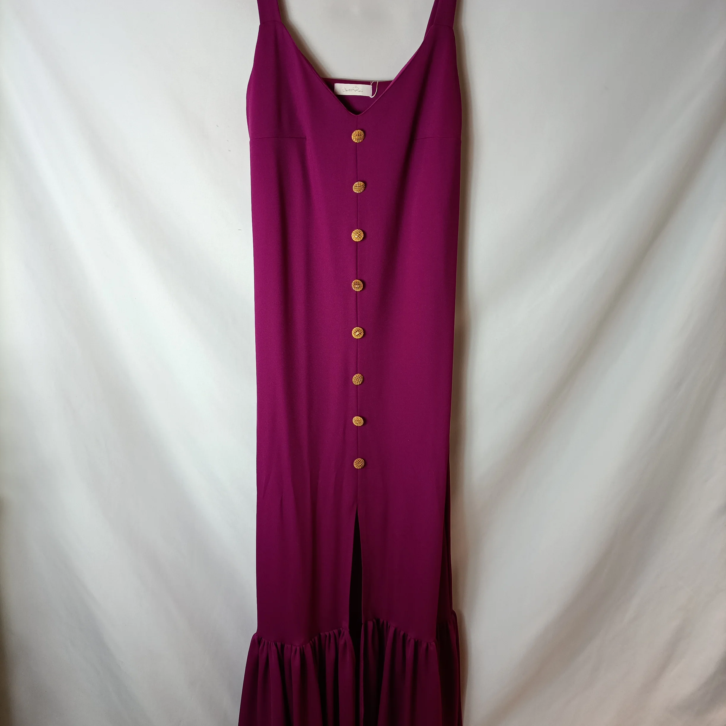 SANTA PIA. Vestido largo buganvilla T.u(m/l)