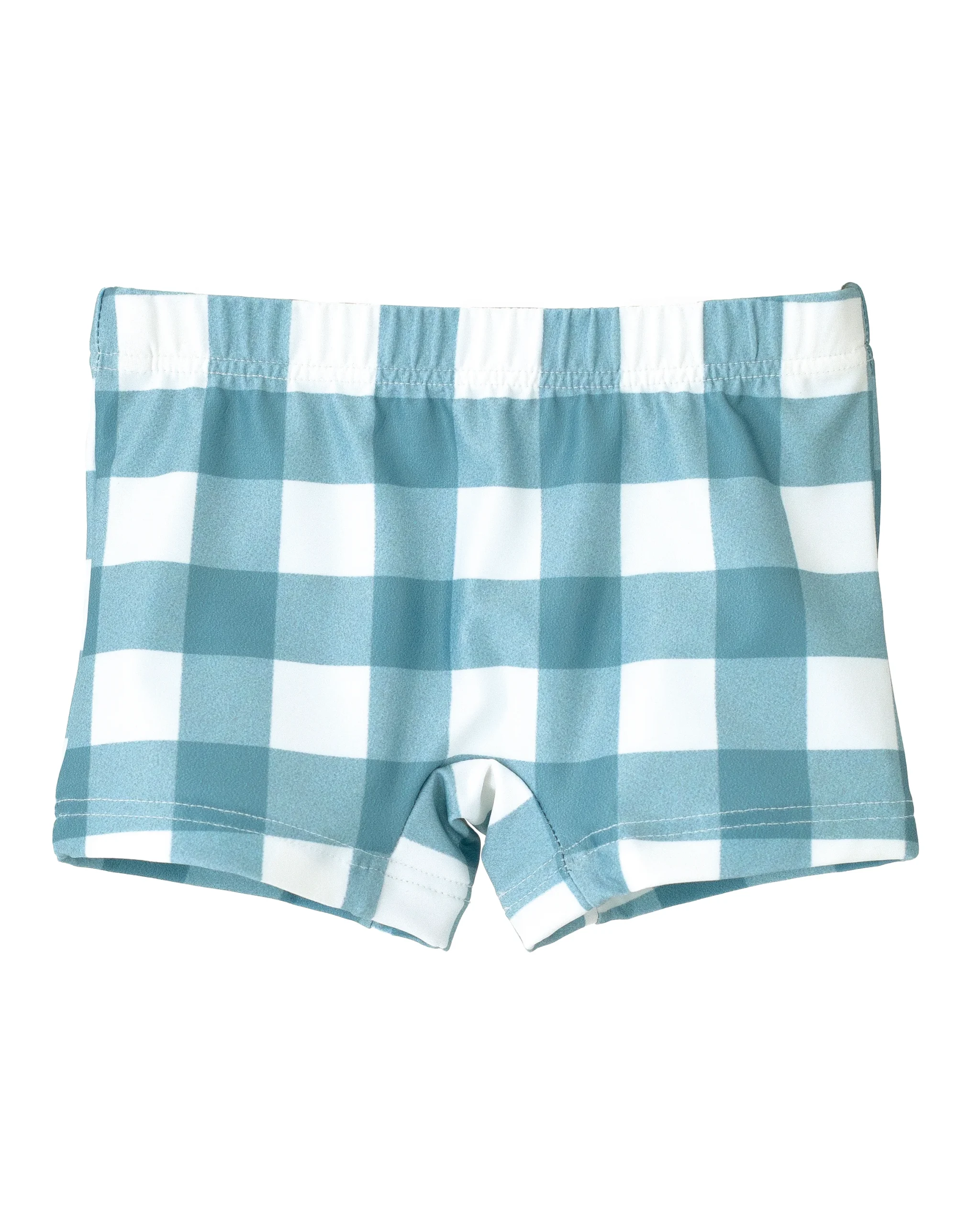Bóxer Baño Cuadros Azul Lago - Calamaro - Imagen 4