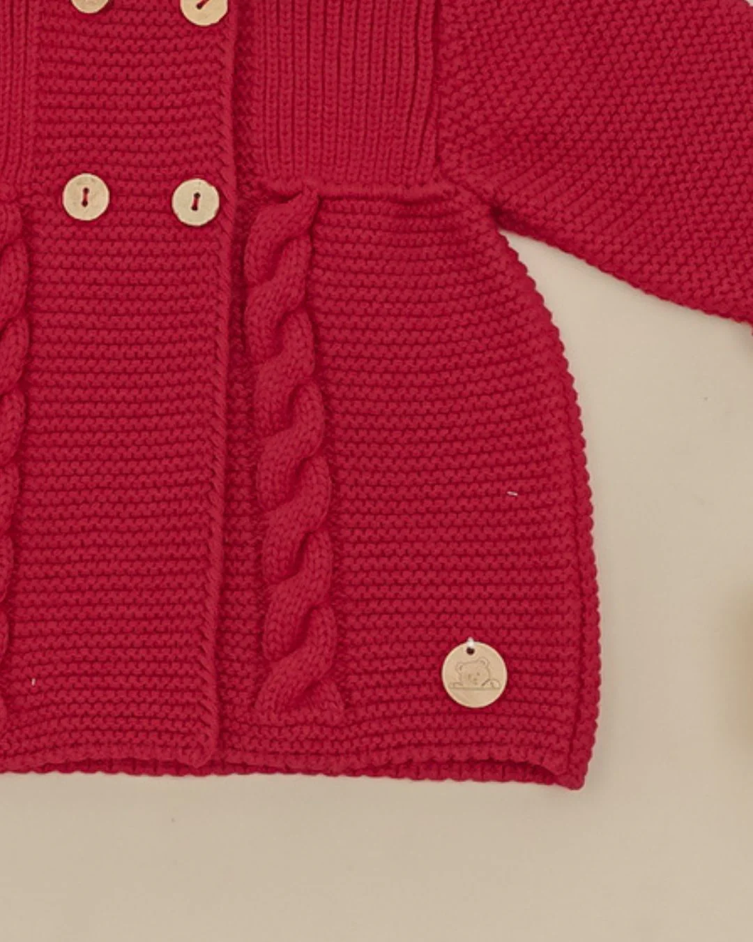 Abrigo Granate Cereza 💖 Rouge Couture - Pangasa Baby - Imagen 4