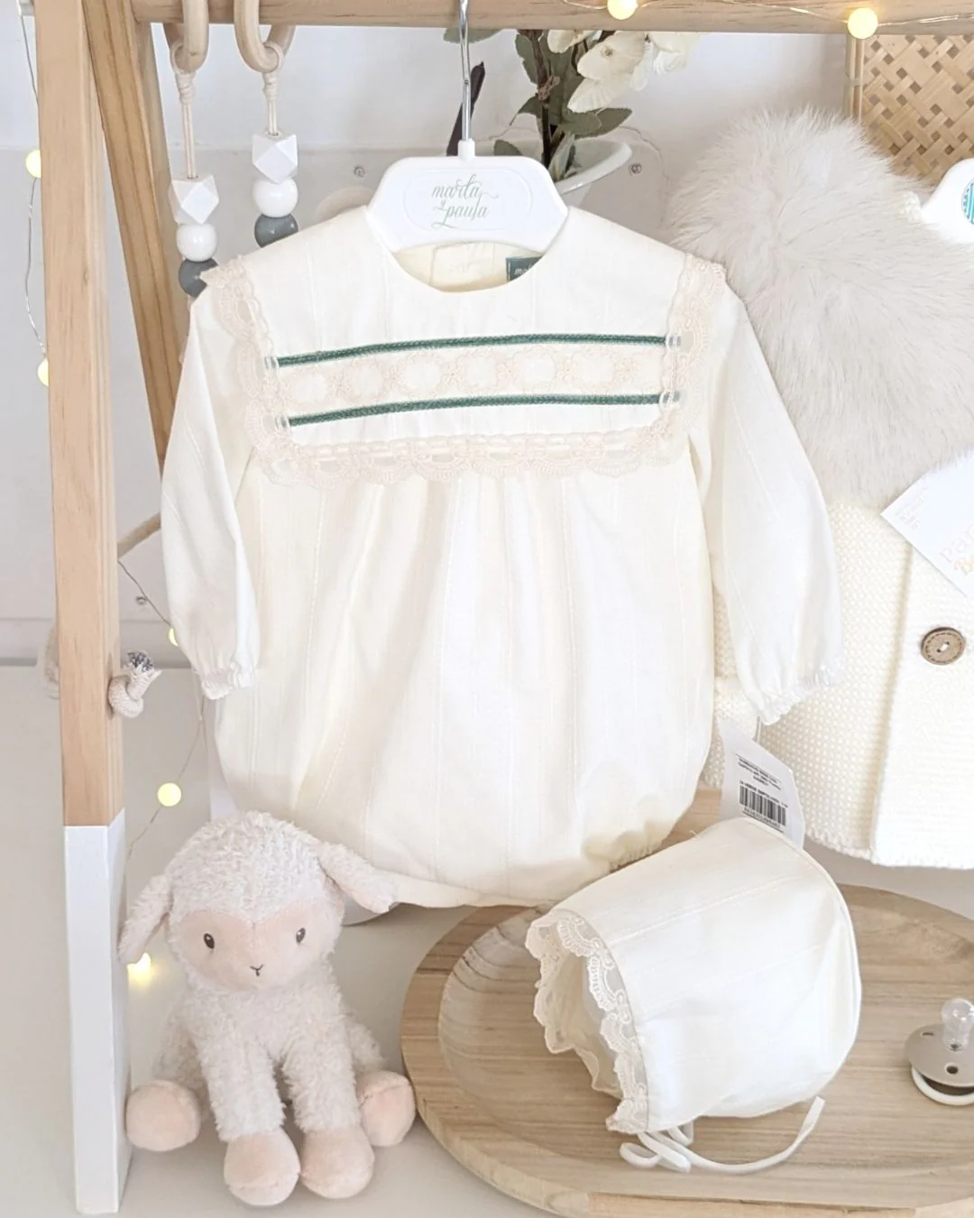 Bombacho Con Capota Audrey Verde Empolvado 2902MINV-25 - Marta y Paula - Imagen 6