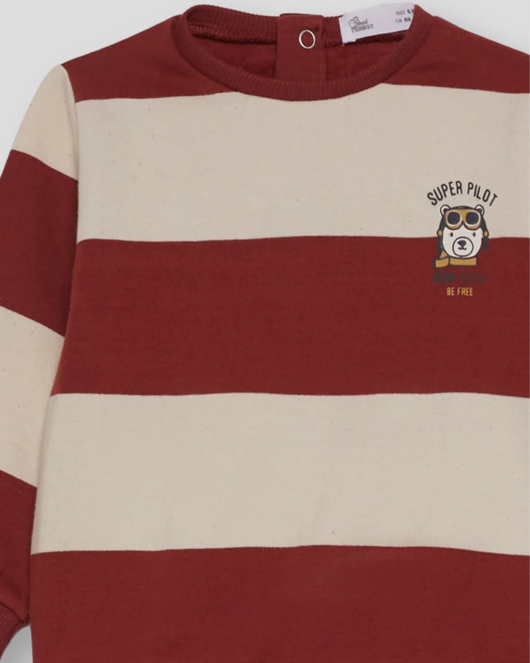 Chandal Rayas Burdeos - Street Monkey 354034 - Imagen 4