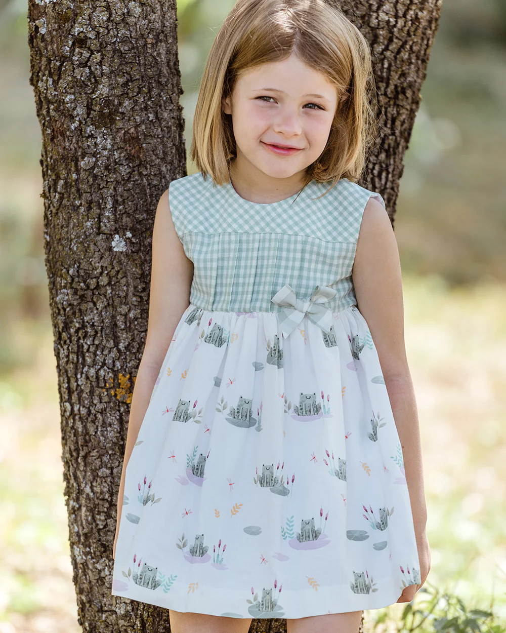 Vestido Infantil Familia Sirenas - Yoedu