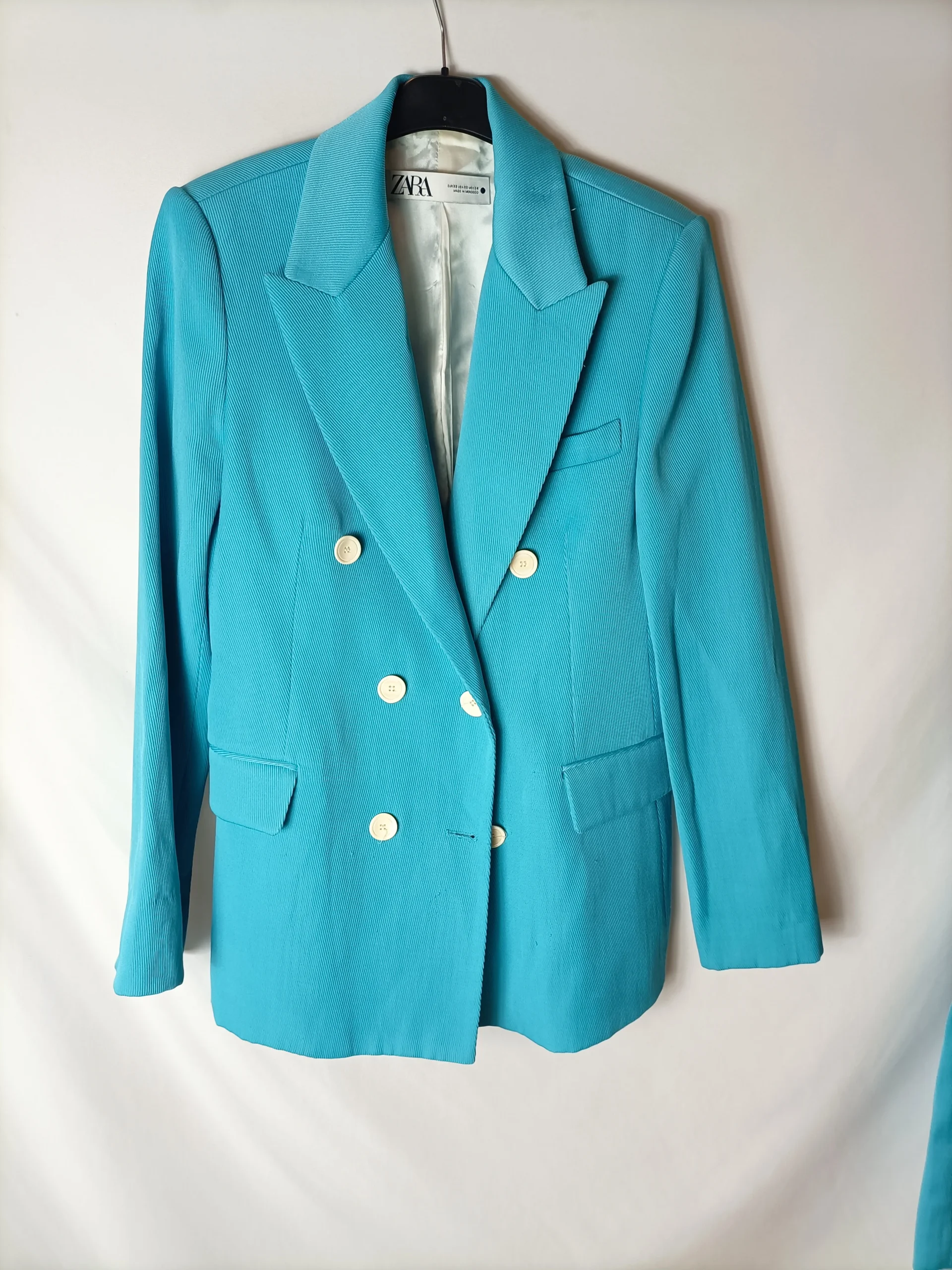 ZARA. total look turquesa T.xs/s - Imagen 2