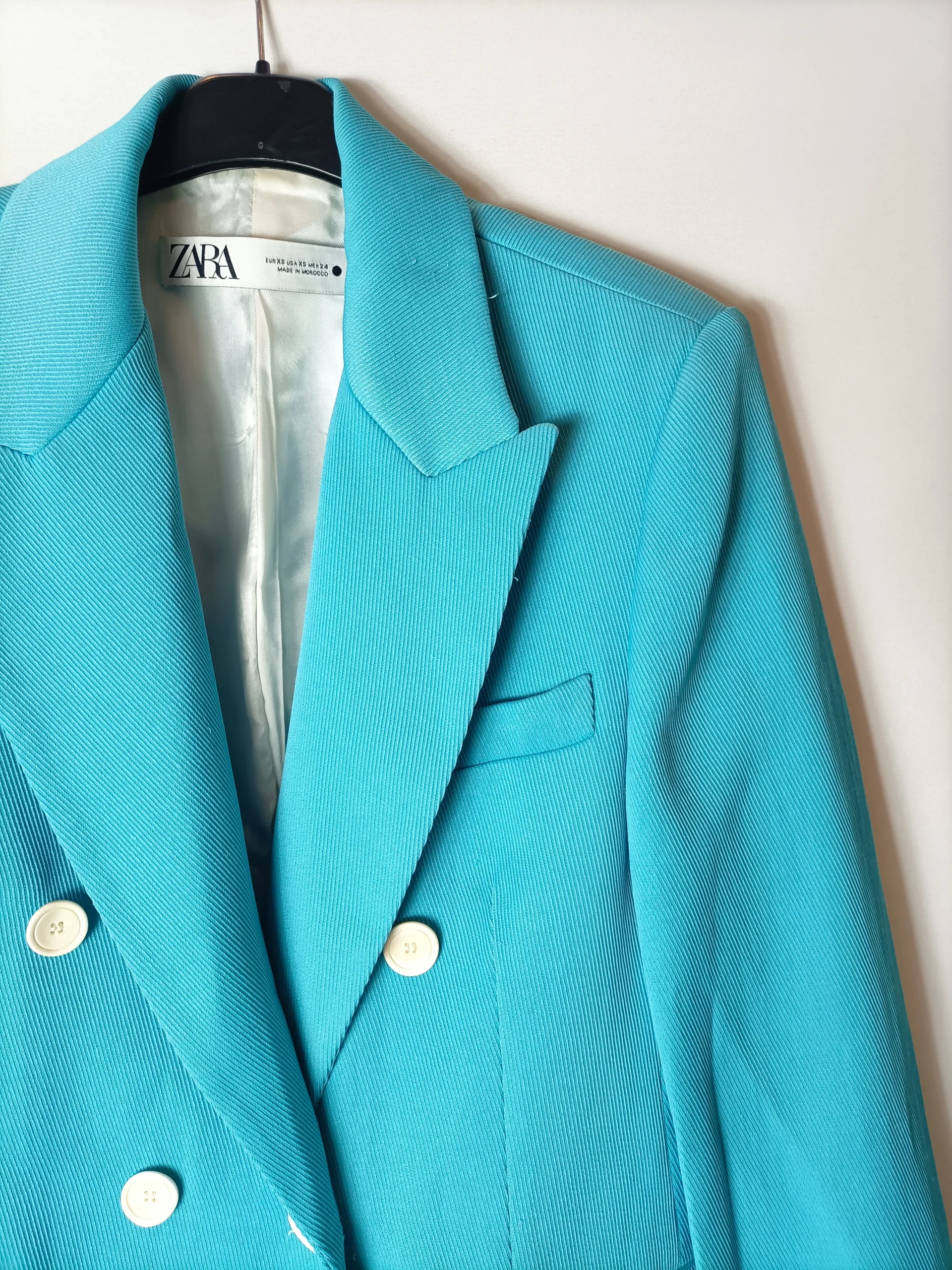 ZARA. total look turquesa T.xs/s - Imagen 3