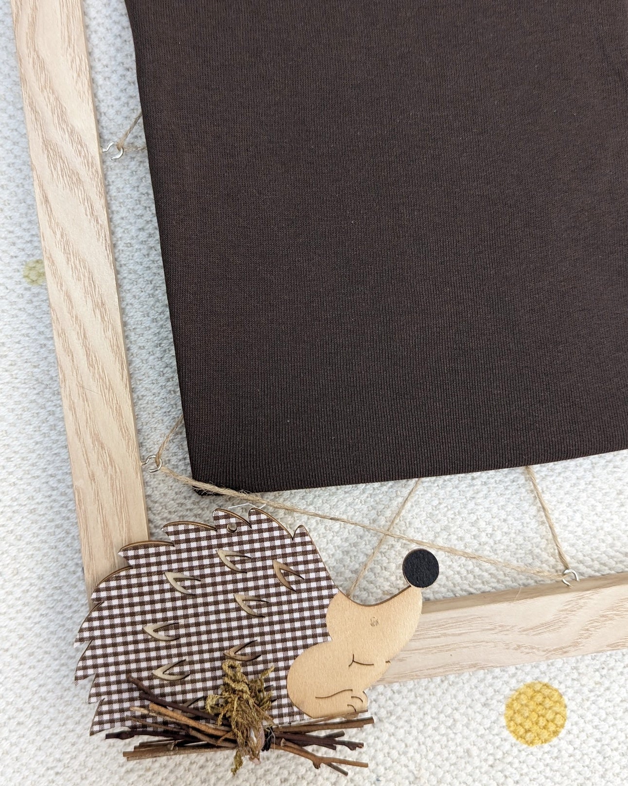 Camiseta semicisne pelito Marrón Chocolate - Imagen 5