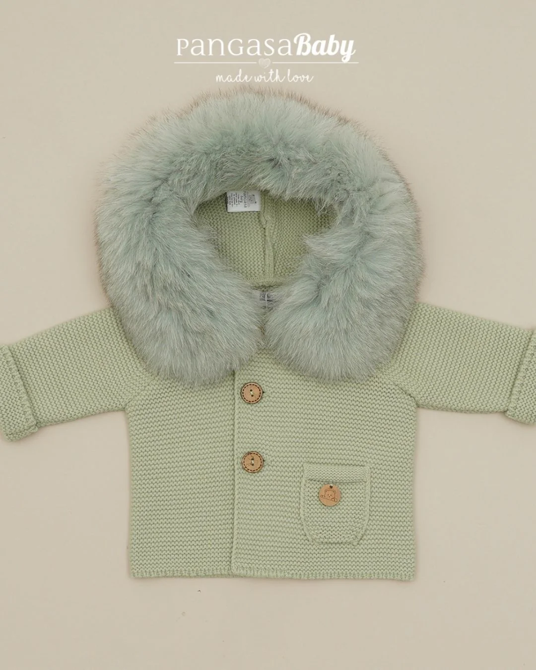 Trenka Luxury Pelo Verde Hoja - Pangasa Baby