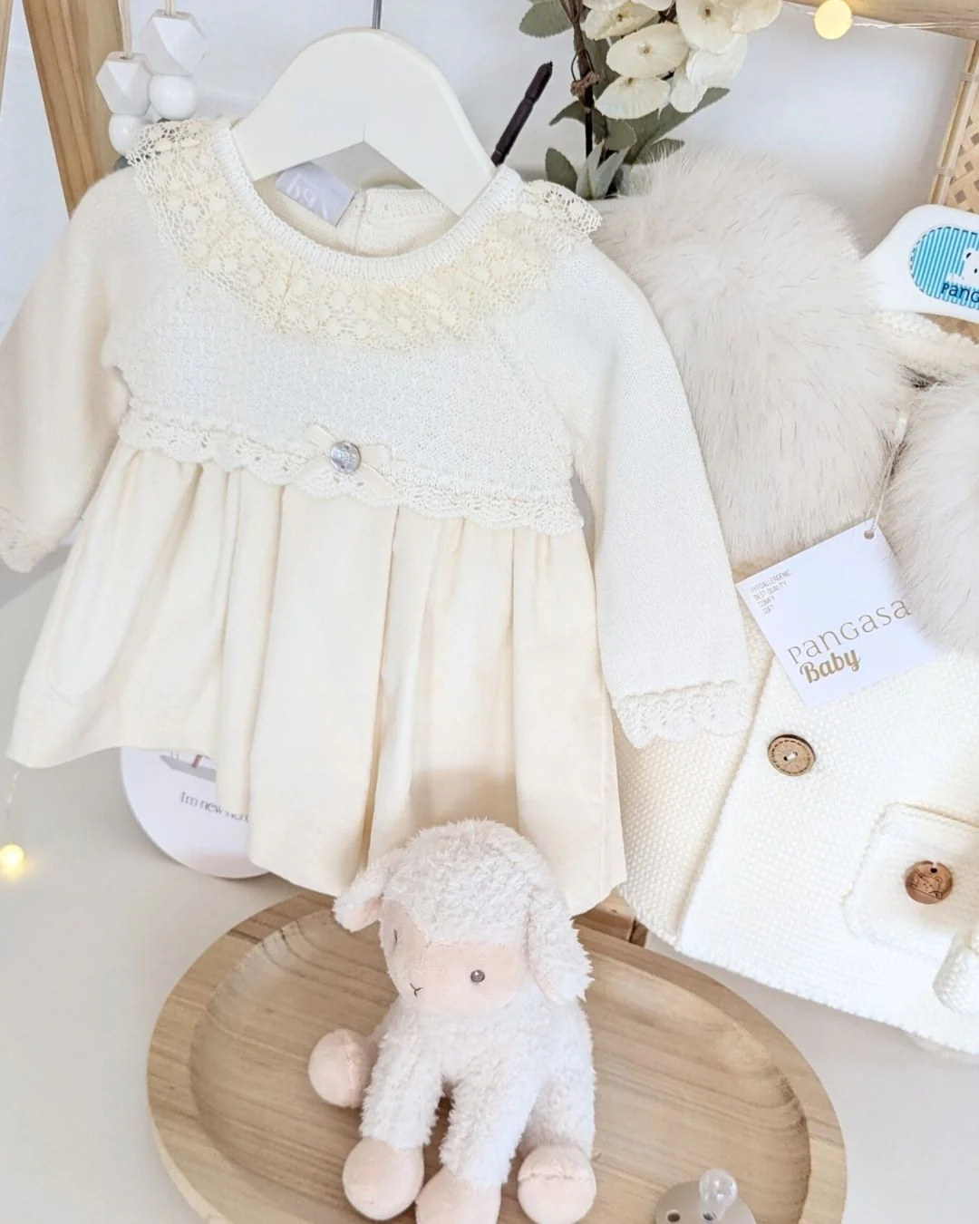 Vestido Bebe Con Braguita Terciopelo Paz OI 25-26 Ref 104-102838 - Paz Rodriguez - Imagen 6