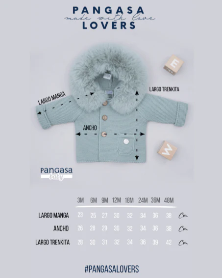 Trenka Luxury Pelo Verde Hoja - Pangasa Baby - Imagen 4